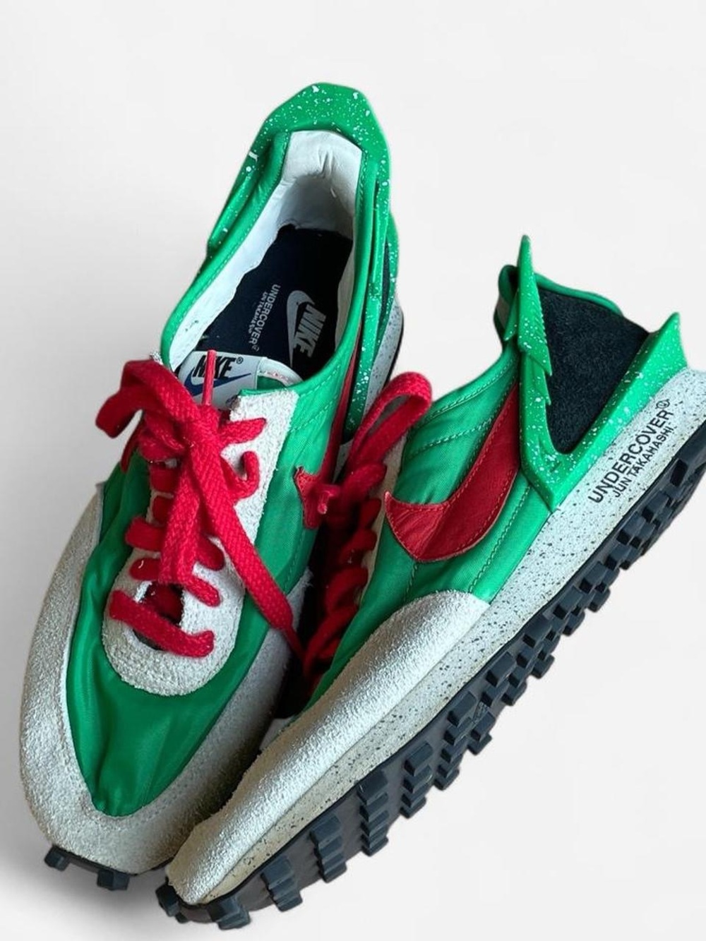 Nike Undercover Jun Takahashi Daybreak lucky green red white sneakers